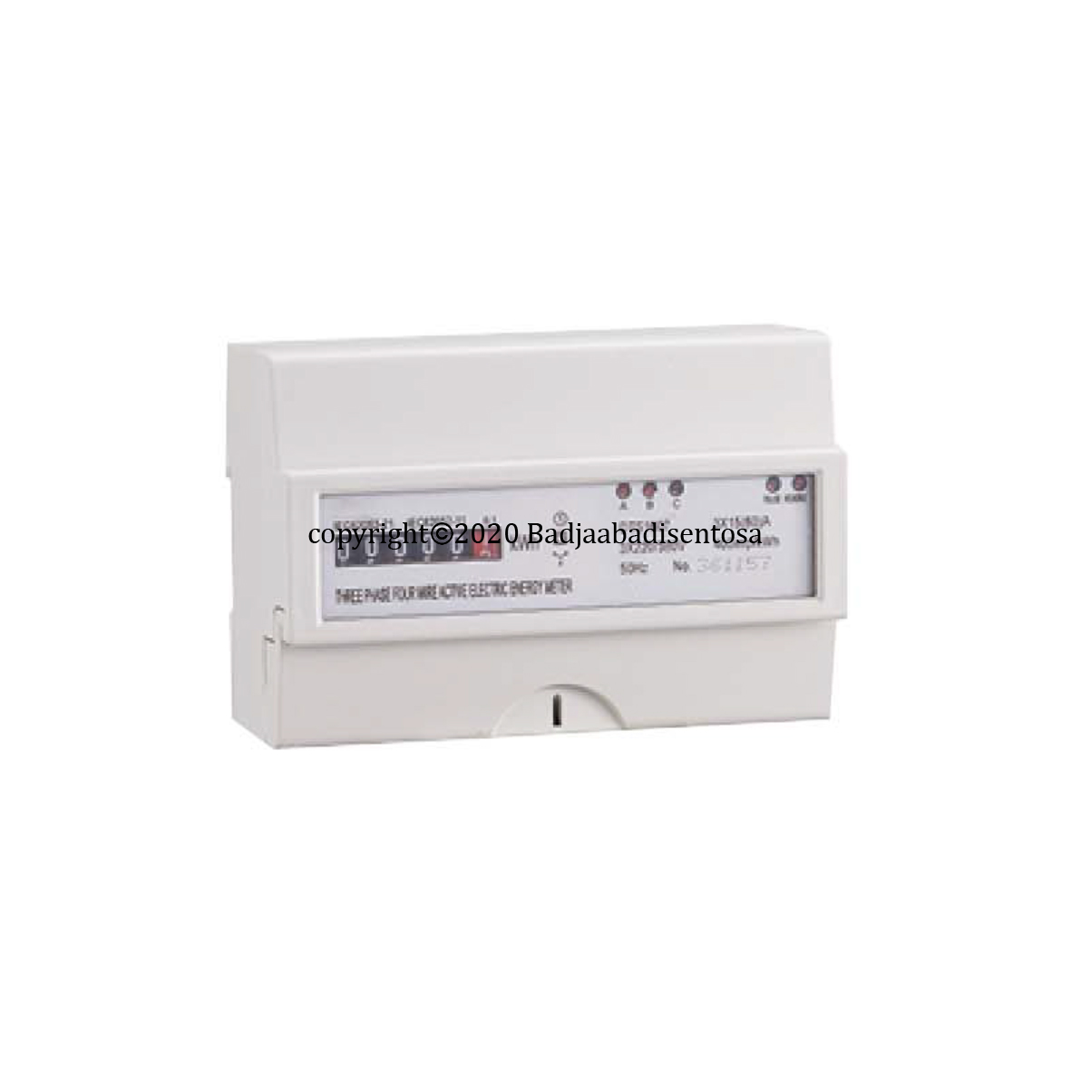 Flotech - Flow Meter - Electronic Din Rail - 3 Phase Analog / LCD Display